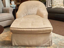 Custom Upholstered In 'Champagne Ivory' Chaise