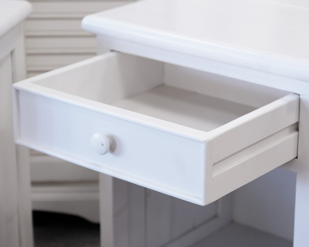 Pair of White Nightstands
