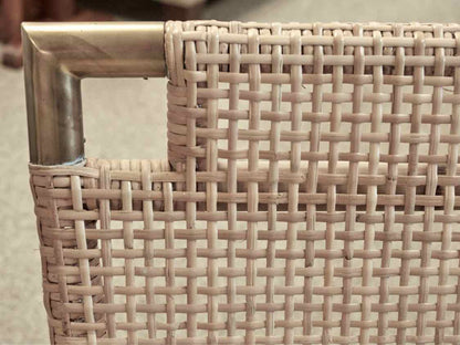 Pair of Serena & Lily 'Mattituck' Rattan Arm Chairs