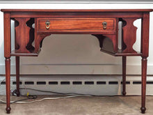 Vintage Mahogany 1 Drawer & Side Shelves Desk