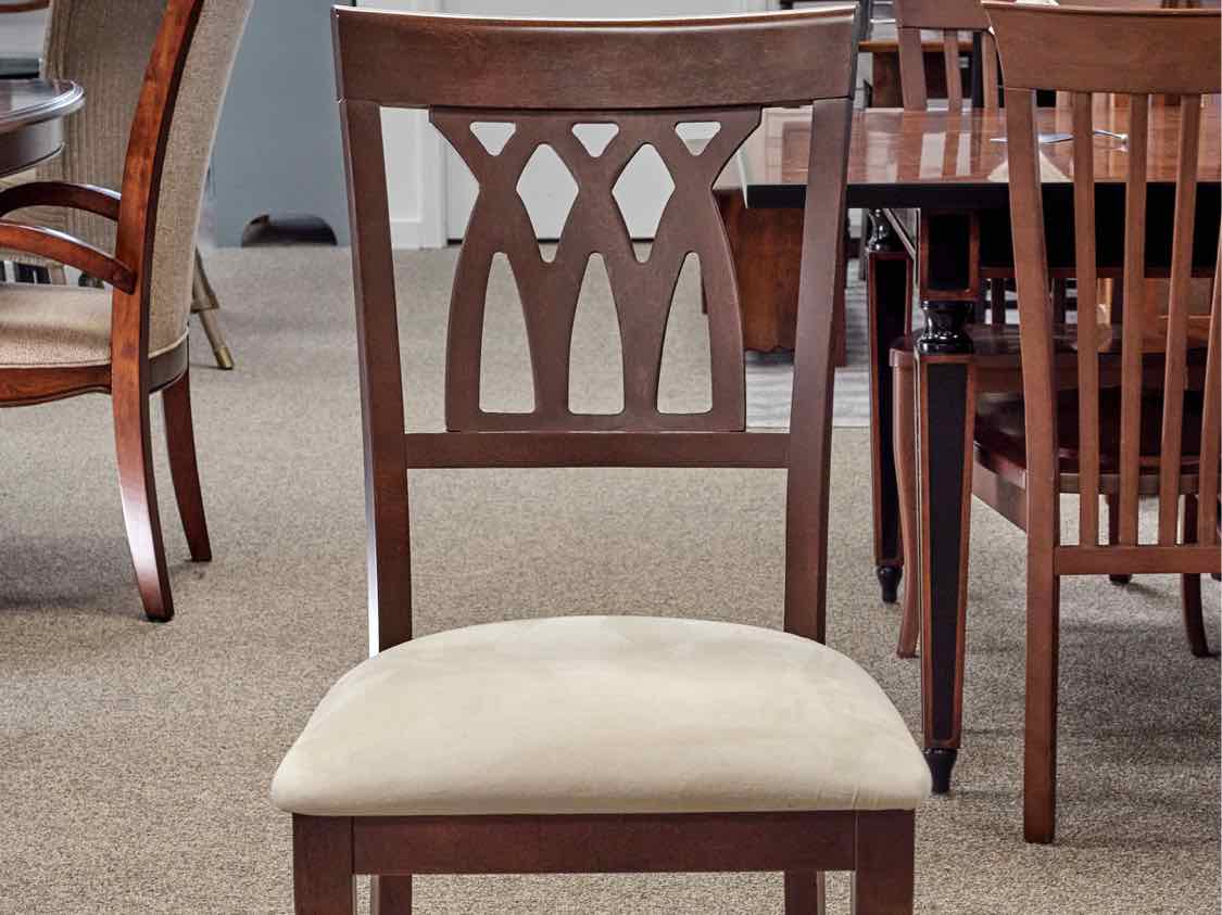 Boston Interiors Dark Cherry Table & Set of 8 Chairs