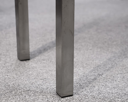 Room & Board Parsons Bar-Height Table in Cherry & Stainless Steel