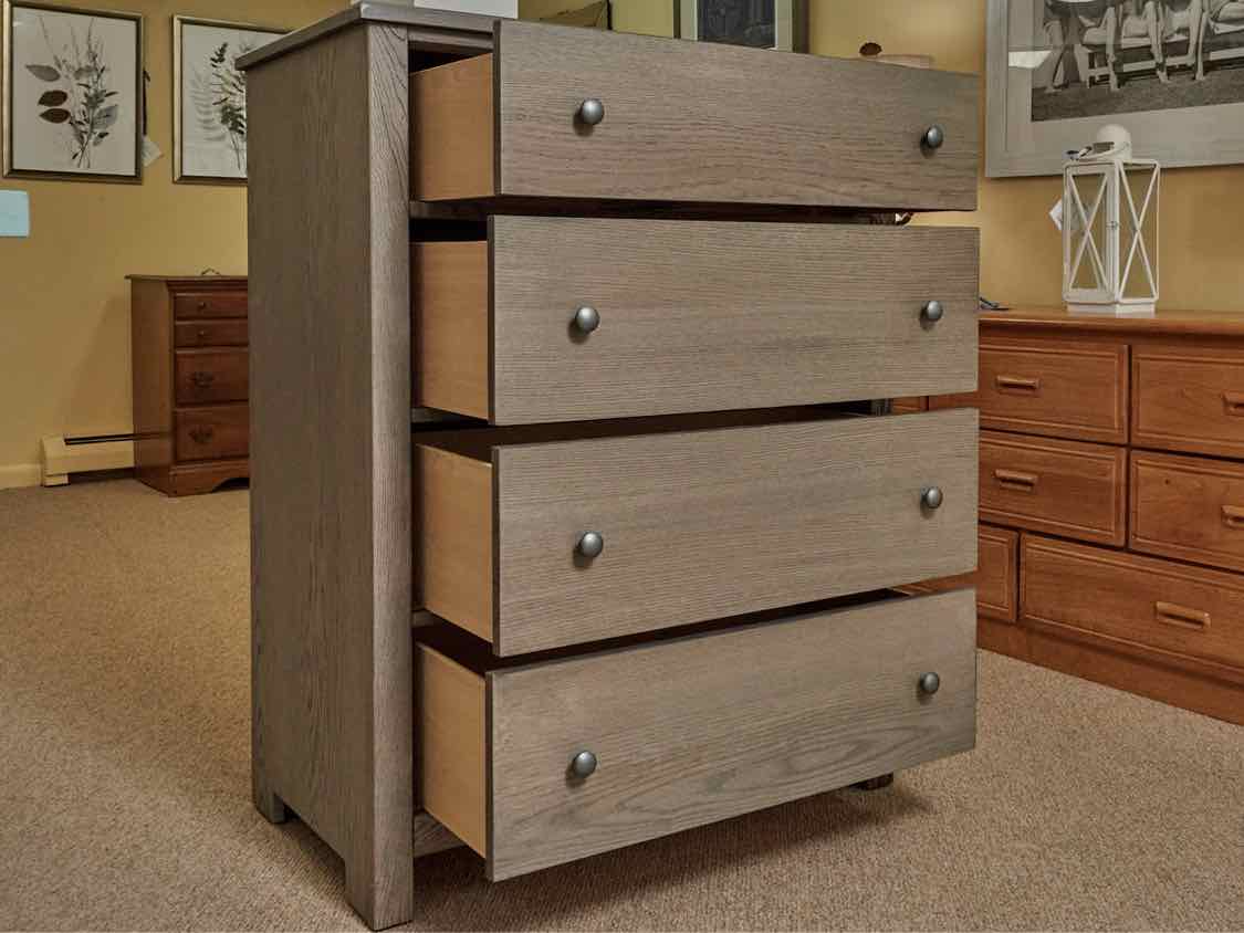 Vaughan Bassett  Fundamentals Grey 4 Drawer  Chest