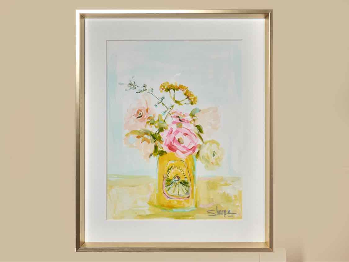 Framed Giclee: "Morning Glory I"
