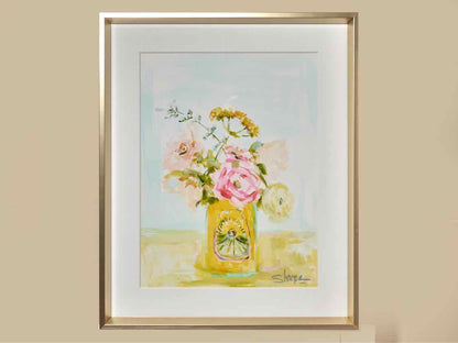 Framed Giclee: "Morning Glory I"