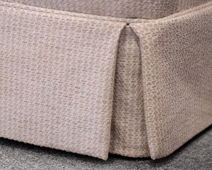 Custom 3 Cushion Skirted Sofa
