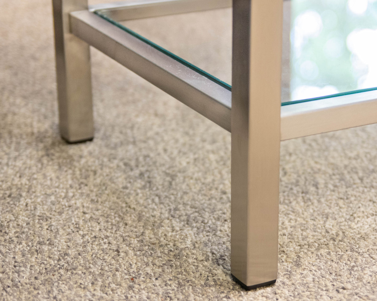 Room & Board 'Brixton' Stainless Steele Console