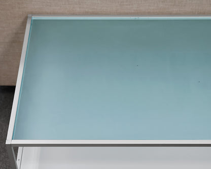 Frosted Glass Media Console