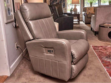 La-Z-Boy  'Finley' GrayTaupe Leather Power Rocker/Swivel Recliner