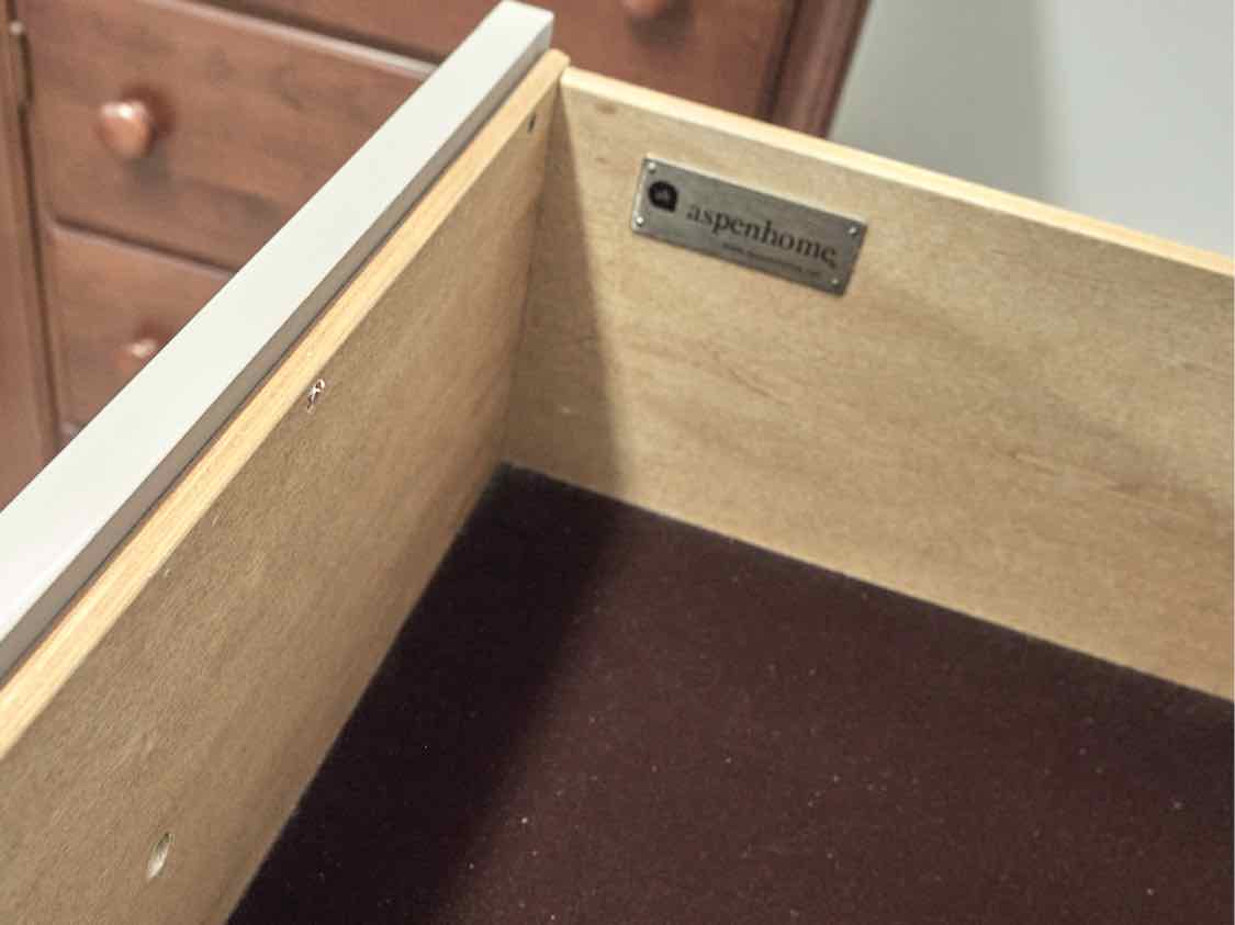 Aspen Home Gray Six Drawer Dresser