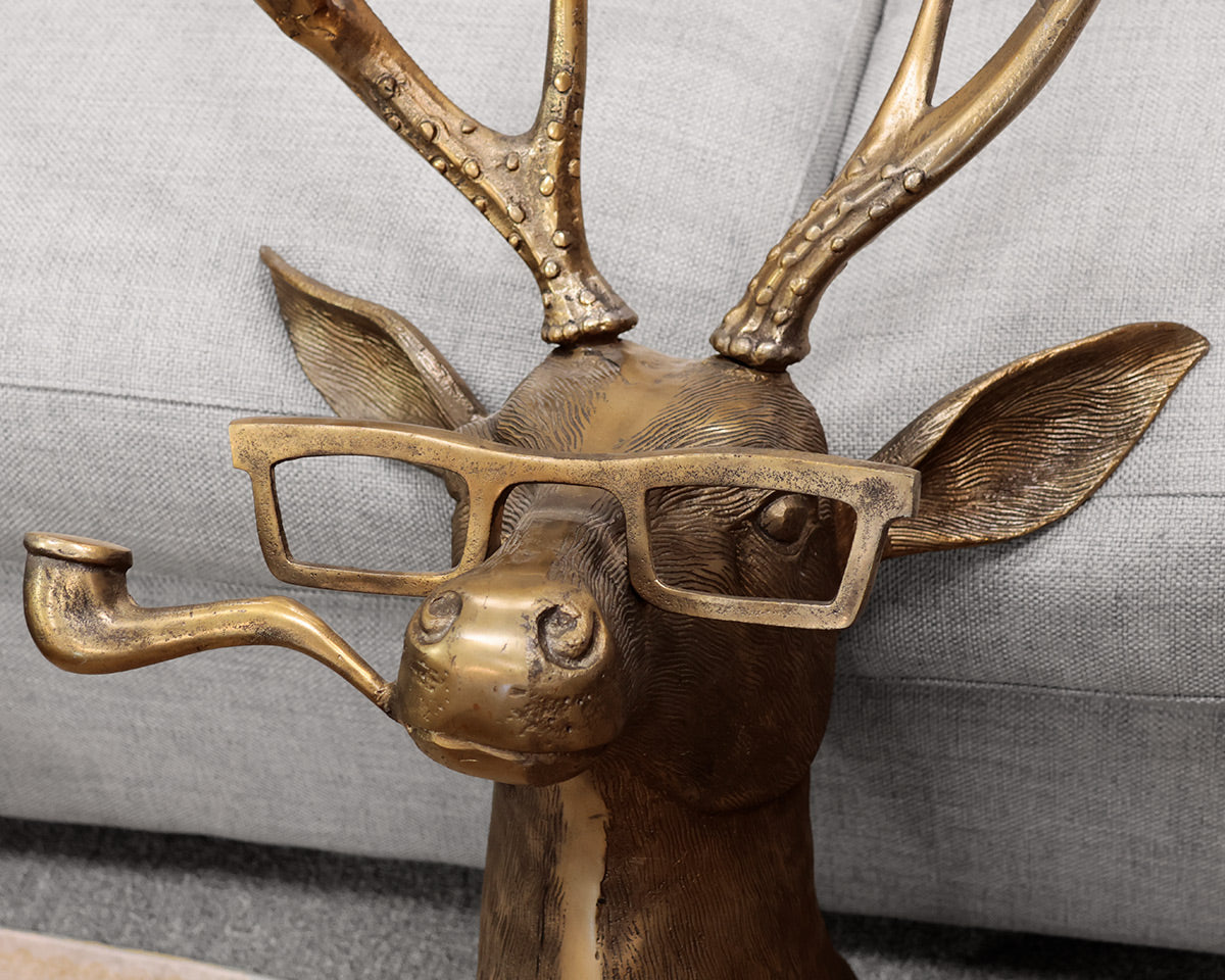 Eric + Eloise "Frankie" Deer Head Wall Decor