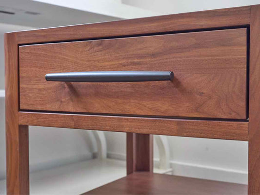 Pair of Rejuvenation 'Colfax' Nightstands in Walnut