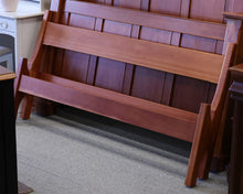 Handcrafted Solid Cherry Queen Platform Bed with Table Extensions