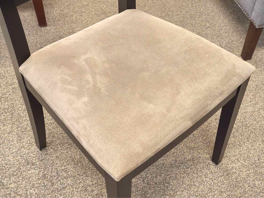 Set of Four Crate & Barrel Slat Back Dining Chairs