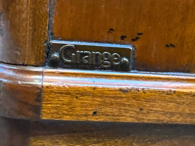 Grange 5-Drawer Bedside Chest in Cherry with Bronze Pulls