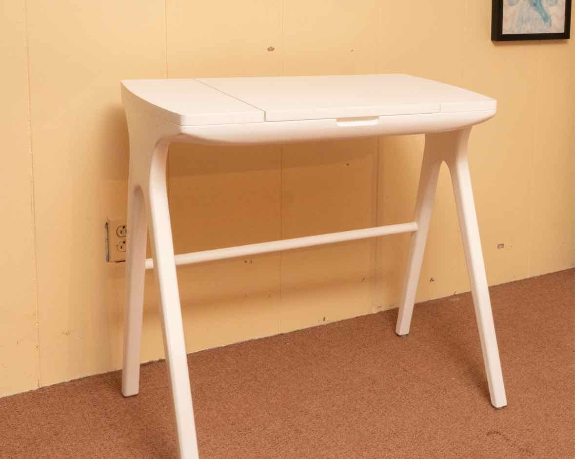 Crate & Barrel  "Paris' Flip Top Mirror & Storage Desk /Vanity