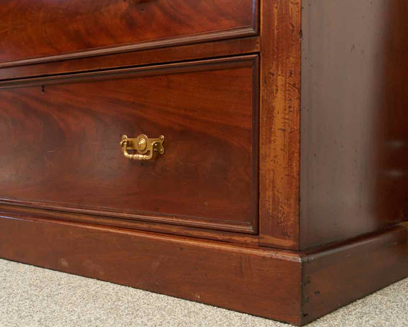 Antique Mahogany Dresser w/ Plinth Base