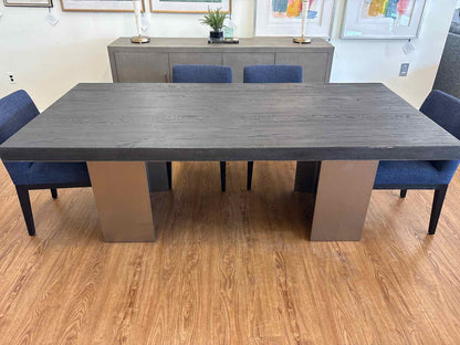 RH I-Beam Rectangular Dining Table