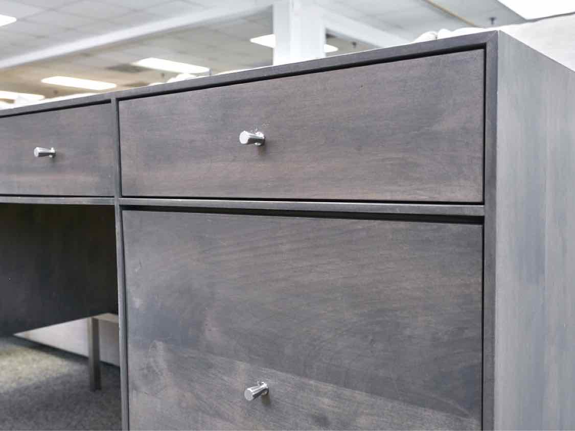 Room & Board Hudson Gray Wash Desk