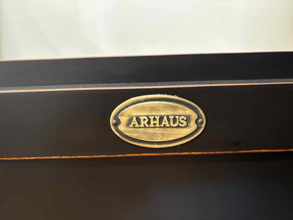Arhaus 'Athens' 4-Piece Display Cabinet in Tuxedo Black