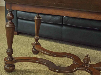 Mahogany Stain Tray Top Cocktail Table