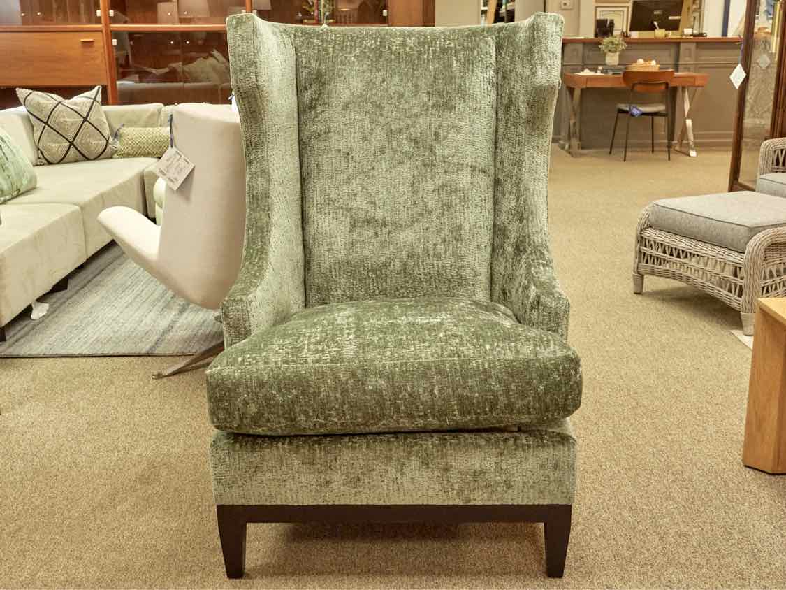Pair of Bernhardt 'Pascal' Wing Chairs