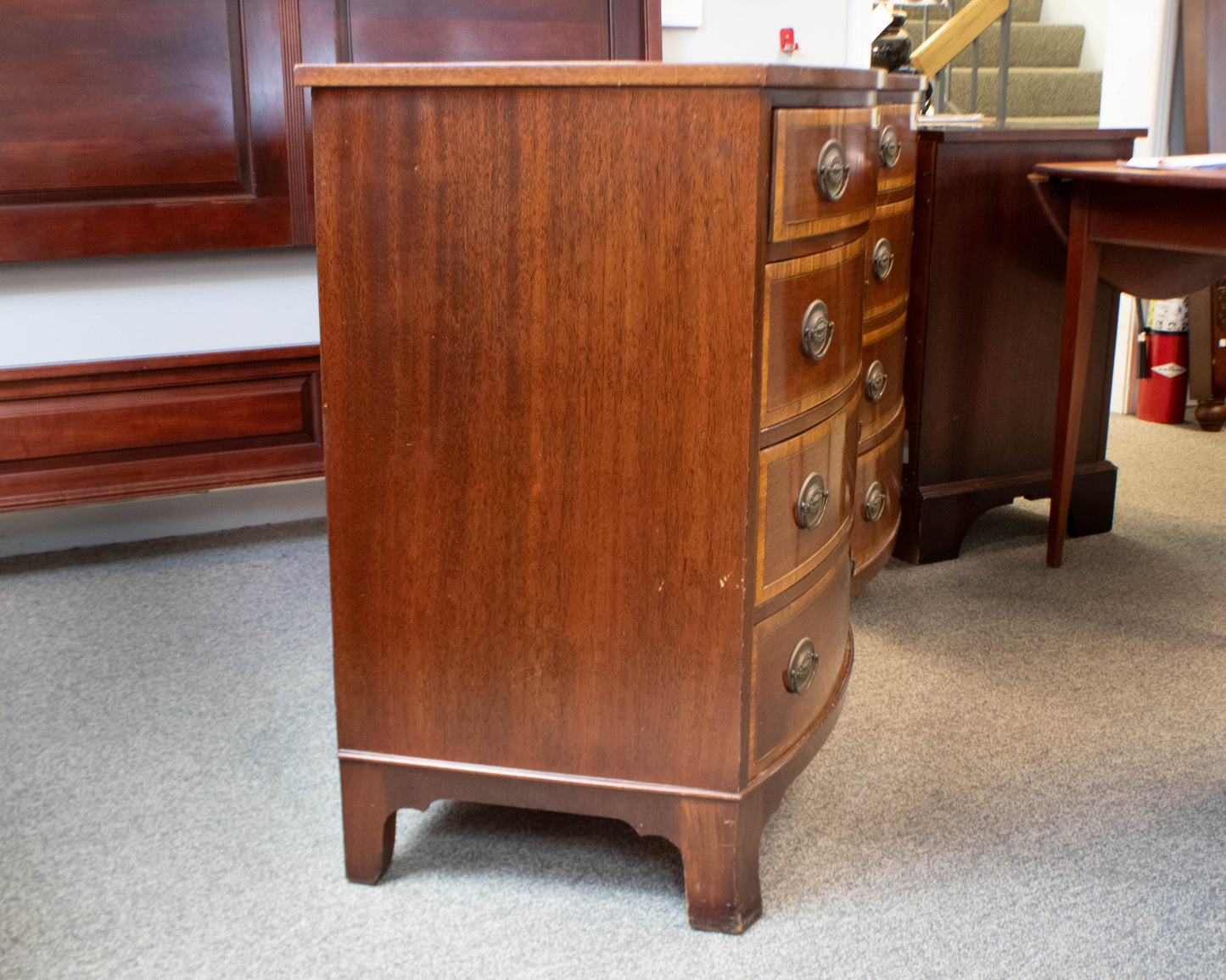 Johnson Furniture Double Bowfront Dresser