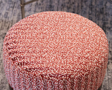 Custom Upholstered Hickory Chair Ottoman