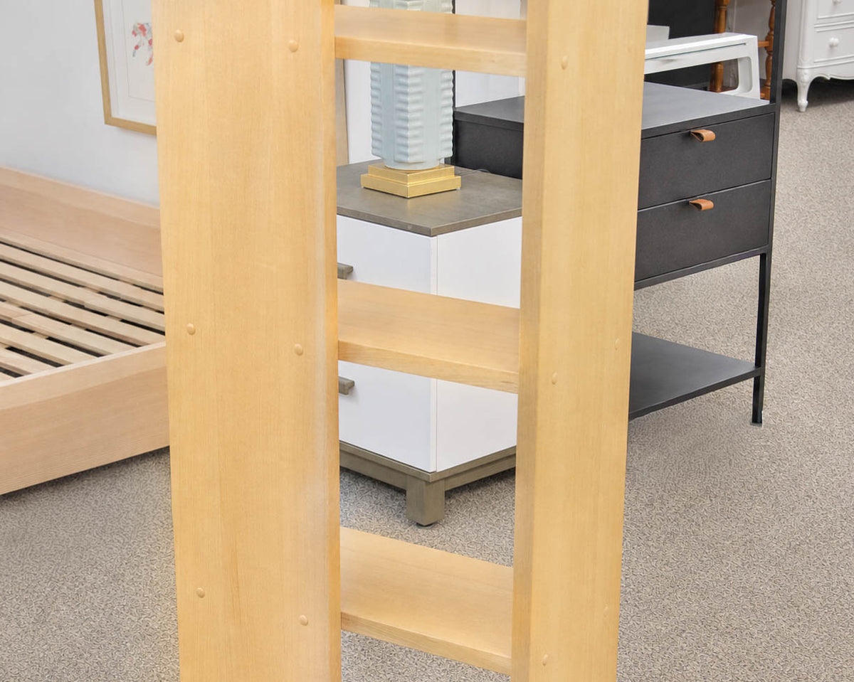 Pair of Light Maple Adjoining Bookcases