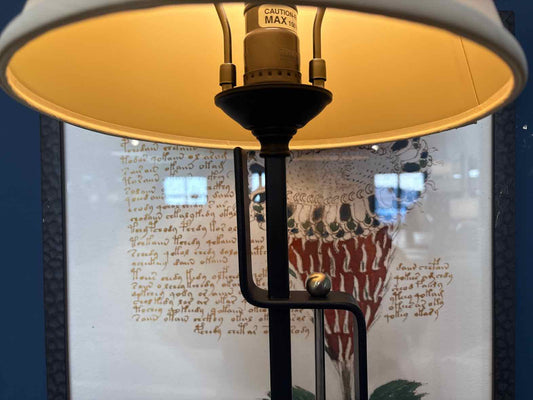 Hubbardton Forge Pair of 'Pierced Arc' Lamps