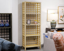 Yellow/Green Windowpane Bookcase