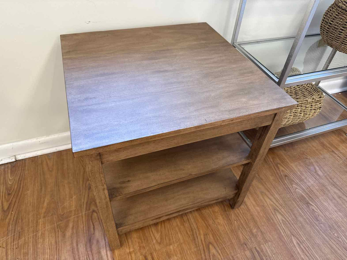 Ethan Allen Maple 3-Tier Side Table