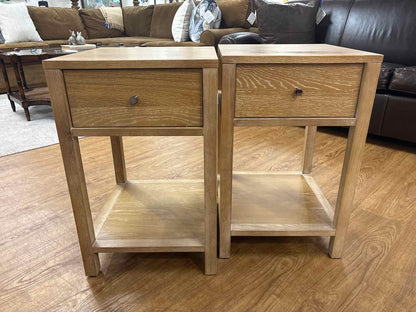 Williams Sonoma for West Elm Pair of 'Brennan' Side Tables