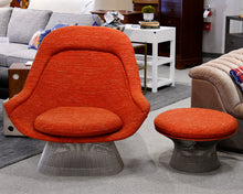 Original Restored Planter Easy Chair and Ottoman