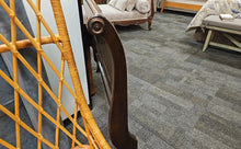 Ethan Allen Espresso Sleigh Bed