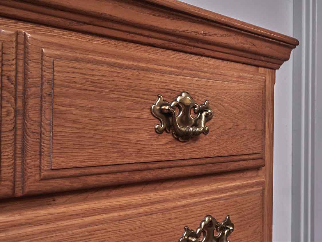Athens Furniture Oak 5 Drawer Chest