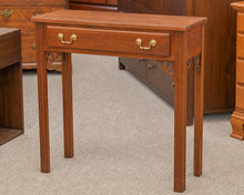 Ethan Allen Mahogany Chippendale Style Console (1) Drawer