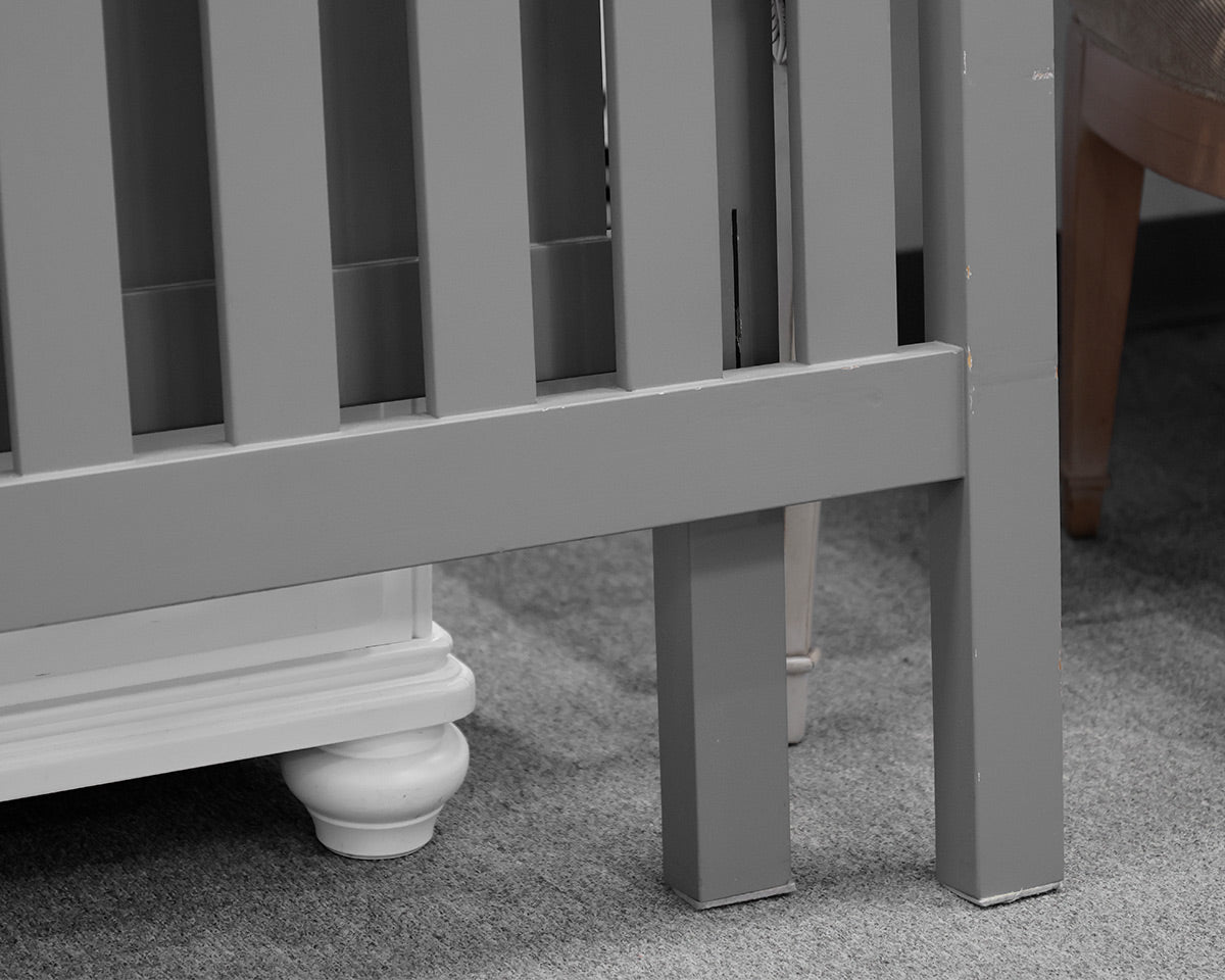 Gray Pottery Barn Kids "Elliott" Twin Bed