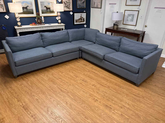 Crate & Barrel 3-Piece L-Shaped Sectional