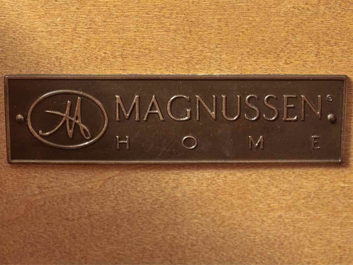 Magnussen  Espresso Finish 6 Drawer Triple Dresser with Landscape Mirror