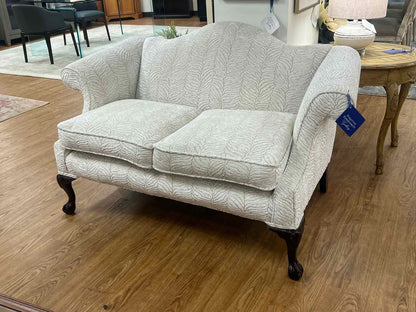 Chippendale Eggshell Loveseat