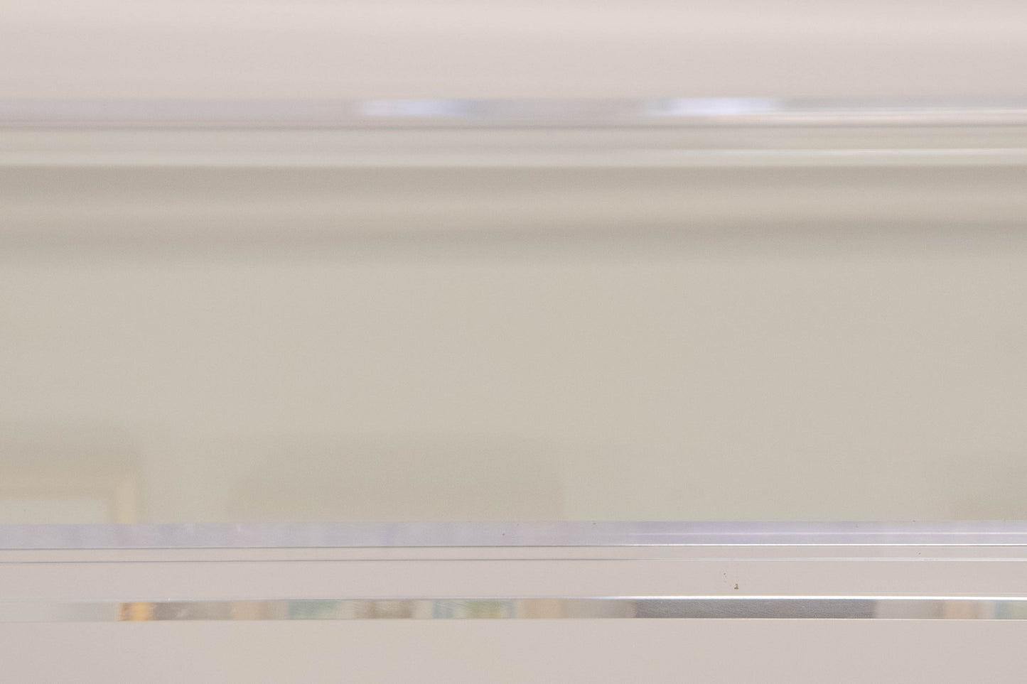 Anthropologie 'Oscarine' Lucite & Brass Finish & Glass Shelf Console