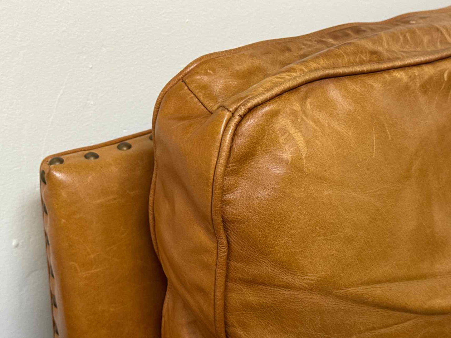 Pottery Barn Pair of 'Tyler' Leather Recliners