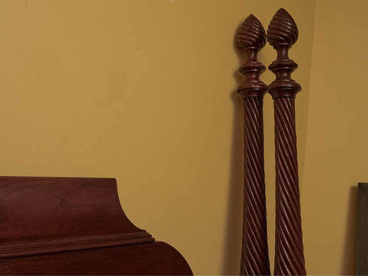 Ethan Allen British Classics 4 Post Cherry  King Bed