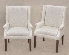 Pair of Ethan Allen 'Yves' Host Wing Chairs