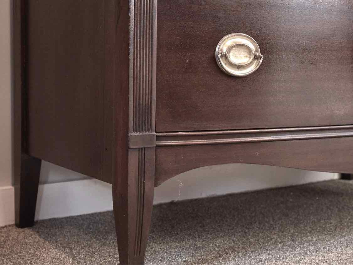 Ribbon Mahogany Three Drawer Chest