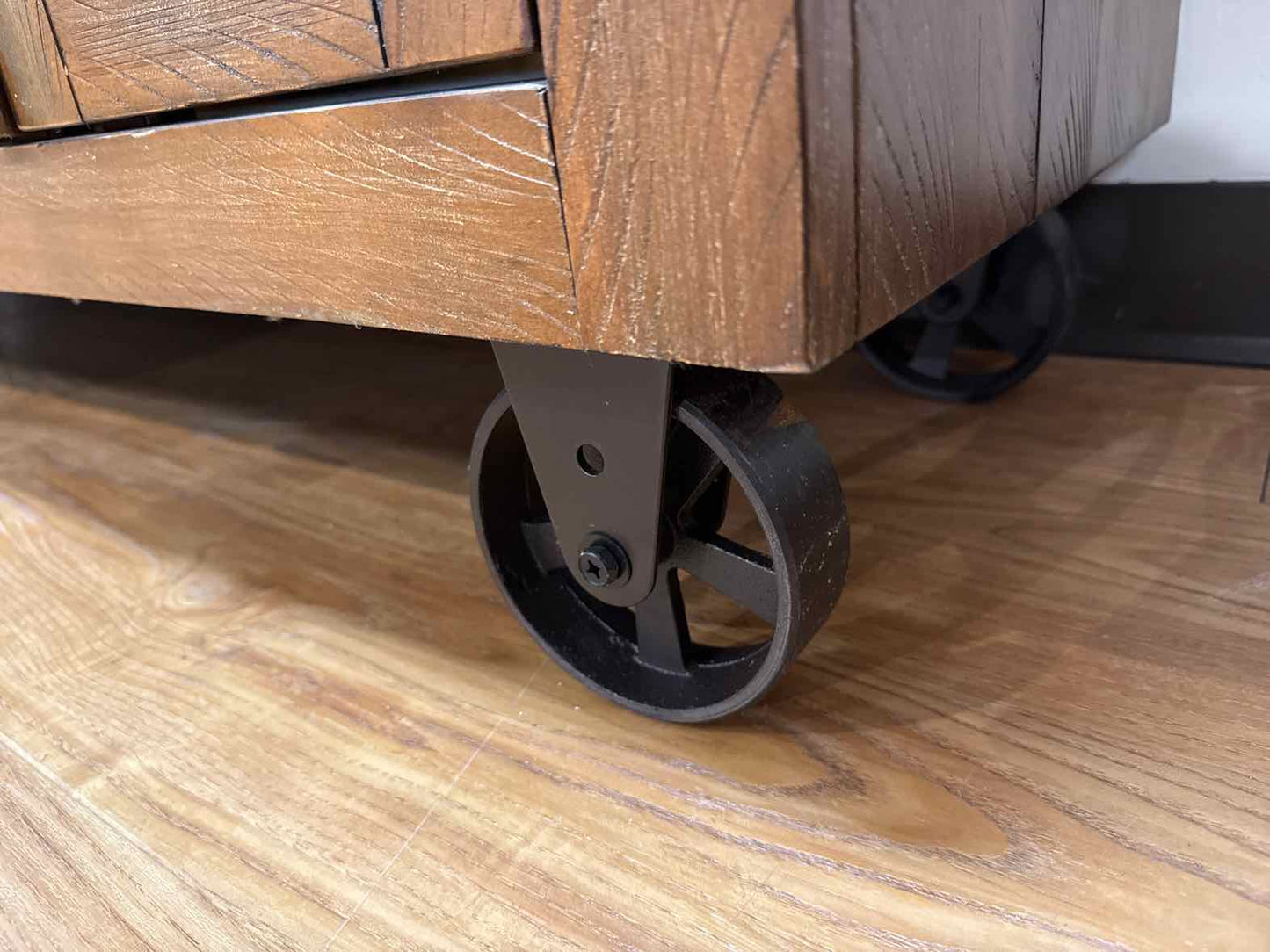 Industrial Rustic Sideboard On Casters