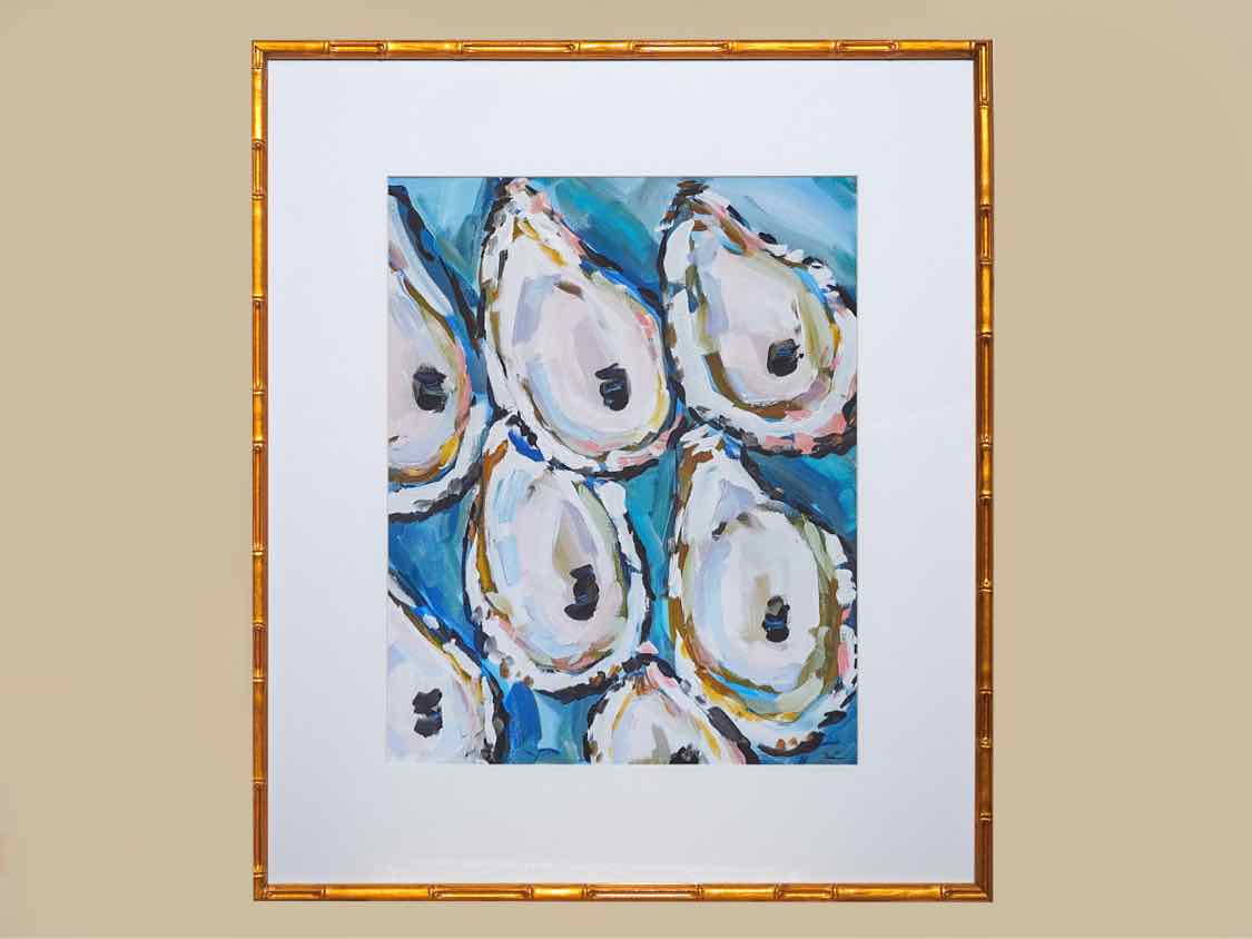 Framed Giclee:  "Oyster Shells I"