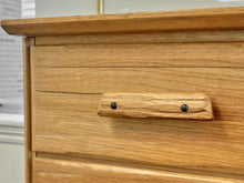 Solid Oak Four Drawer Chest