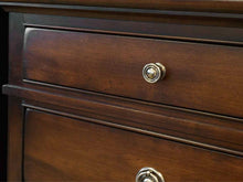 Pair of West Brothers Furniture Mahogany Finish  3 Drawer Nightstand